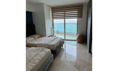 Apartamento Bocagrande sobre la bahia