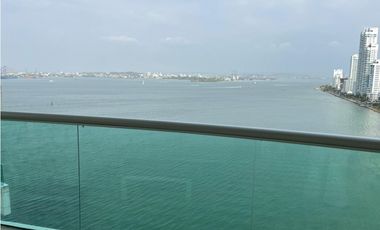 Apartamento Bocagrande sobre la bahia