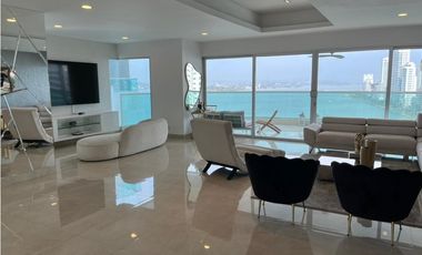 Apartamento Bocagrande sobre la bahia