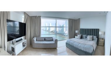 Apartamento Bocagrande sobre la bahia