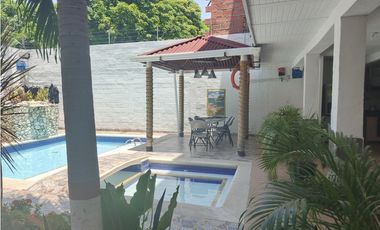 En venta casa campestre con 7 alcobas, amoblada, sector de Gaira|02