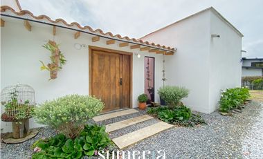 Casa en parcela para la venta en el Carmen de Viboral