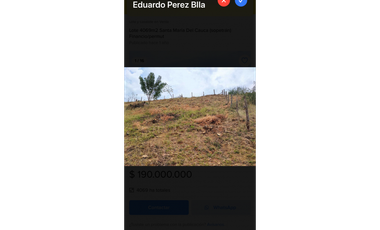 LOTES EN UNIDAD CERRADA EN SOPETRAN ANTIOQUIA CON VISTA AL RIO CAUCA