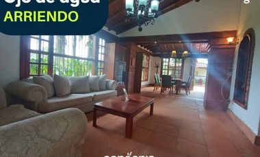 Finca en arriendo- Rionegro- Sector ojo de agua