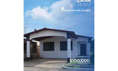 SE VENDE CASA EN BRISAS DEL GOLF