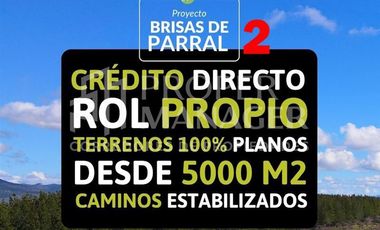 Parcela en Venta en Brisas de Parral desde $9.990.000