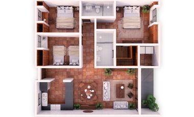 SE VENDE DEPARTAMENTO EN Calle Colón 140 1-A, San Antonio Tlayacapan, Chapala, Jalisco, 45922, MEX