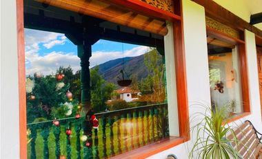 VENDO CASA CAMPESTRE  VEREDA SABANA - VILLA DE LEYVA