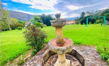 VENDO CASA CAMPESTRE  VEREDA SABANA - VILLA DE LEYVA