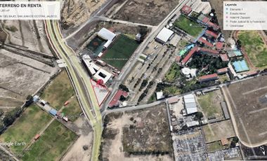 Terreno en renta , San Juan de Ocotan , Zapopan ,Jalisco