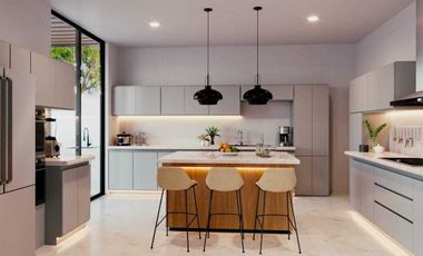 Casa en venta dentro de la privada residencial Soluna, en Temozón Norte
