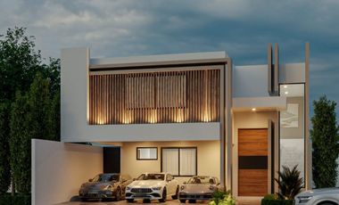Casa en venta dentro de la privada residencial Soluna, en Temozón Norte