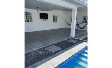 ALQUILER DE CASA AMOBLADA CON PISCINA EN PENONOME