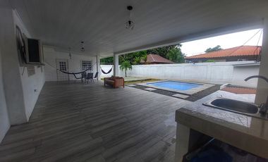 ALQUILER DE CASA AMOBLADA CON PISCINA EN PENONOME