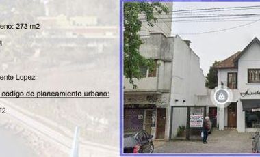 Terreno en V.Lopez-Vias/Maipú apto emprendimiento