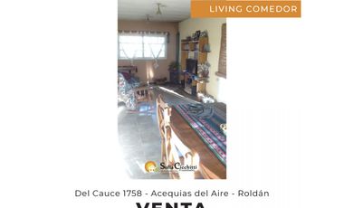 ROLDAN - CASA DE 3 DORMITORIOS EN VENTA - ACEQUIAS DEL AIRE - ACEPTA PERMUTAS