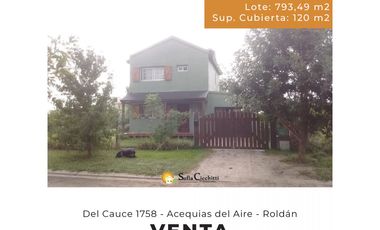 ROLDAN - CASA DE 3 DORMITORIOS EN VENTA - ACEQUIAS DEL AIRE - ACEPTA PERMUTAS