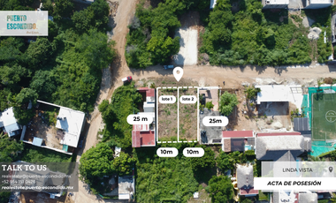 Oportunidad Única: Últimos Terrenos en el Corazón de Puerto Escondido