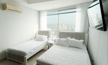 Apartamento Bocagrande vista al mar y centro amurallado