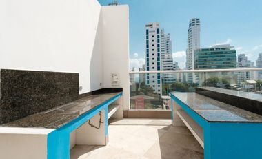 Apartamento Bocagrande vista al mar y centro amurallado