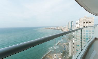 Apartamento Bocagrande vista al mar y centro amurallado