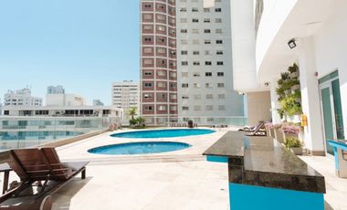 Apartamento Bocagrande vista al mar y centro amurallado