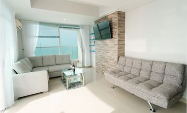 Apartamento Bocagrande vista al mar y centro amurallado