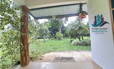 ALQUILO CASA AMOBLADA CON 1 HECTAREA DE TERRENO