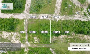 Lotes con Impresionante Vista al Mar y Montaña.