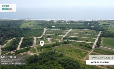 Lotes con Impresionante Vista al Mar y Montaña.