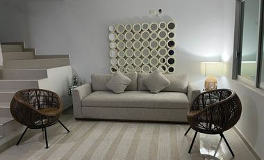 CASA EN RENTA O VENTA EN FRACCIONAMIENTO ESPACIOS BARCELONA (AMUEBLADA)
