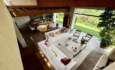 VALLE DE BRAVO, LA PEÑA,  VENTA CASA AMUEBLADA EN CONDOMINIO