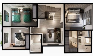 PRE VENTA DE CASAS EN LA CUSPIDE RESIDENCIAL [ MOD. OLIMPO