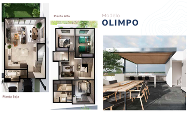 PRE VENTA DE CASAS EN LA CUSPIDE RESIDENCIAL [ MOD. OLIMPO