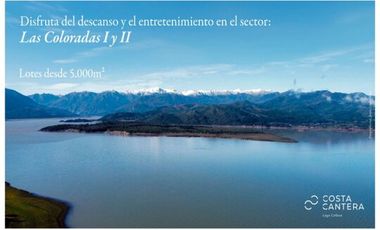 VENTA PARCELAS COSTA CANTERA - LAGO COLBÚN desde UF1.990