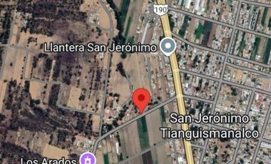 Venta de Terreno en San Fco Tepeyacac,Texmelucan
