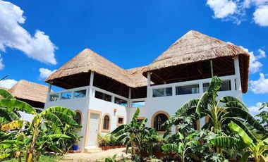 Villa en venta en privada con amenidades en Motul