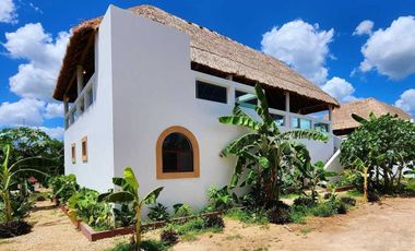 Villa en venta en privada con amenidades en Motul
