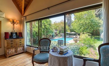 Sauna, Piscina y mucho mas, en esta gran casa en Lo Cañas