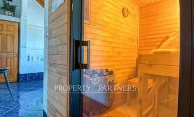 Sauna, Piscina y mucho mas, en esta gran casa en Lo Cañas