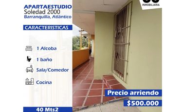 Se arrienda Apartaestudio - Soledad 2000 - Soledad