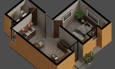 Departamento(OOX) en Venta en Aldea Izamal, Izamal
