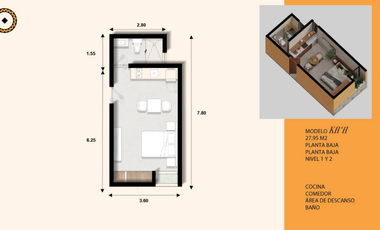 Departamento(KA'A) en Venta en Aldea Izamal, Izamal