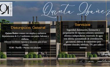 Departamento 2 ambientes Full Amenities - Zona Residencial.