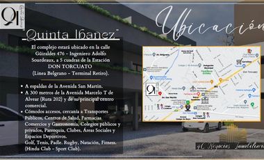 Departamento 2 ambientes Full Amenities - Zona Residencial.