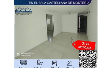 VENTA DE APARTAMENTO EN EL B/ LA CASTELLANA DE MONTERIA