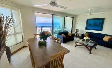 SE ARRIENDA APARTAMENTO AMOBLADO CON VISTA AL MAR, RODADERO SUR