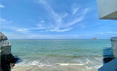 SE ARRIENDA APARTAMENTO AMOBLADO CON VISTA AL MAR, RODADERO SUR