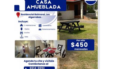 Casa en Alquiler, Amueblada