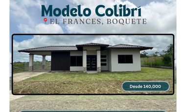 Proyecto en Boquete, Casas a La Venta